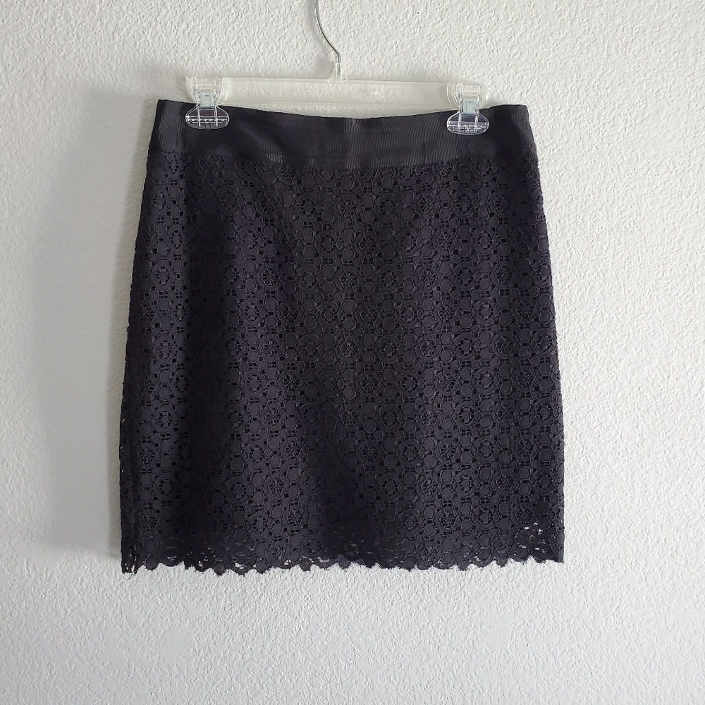 Forever 21 Black Eyelet Skirt